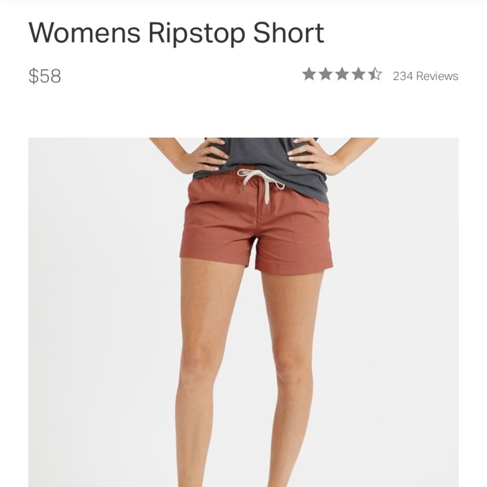 Vuori Ripstop Short Copper